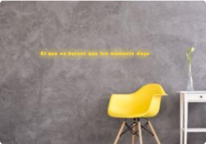 Custom text: Et que ne durent que les moments doux